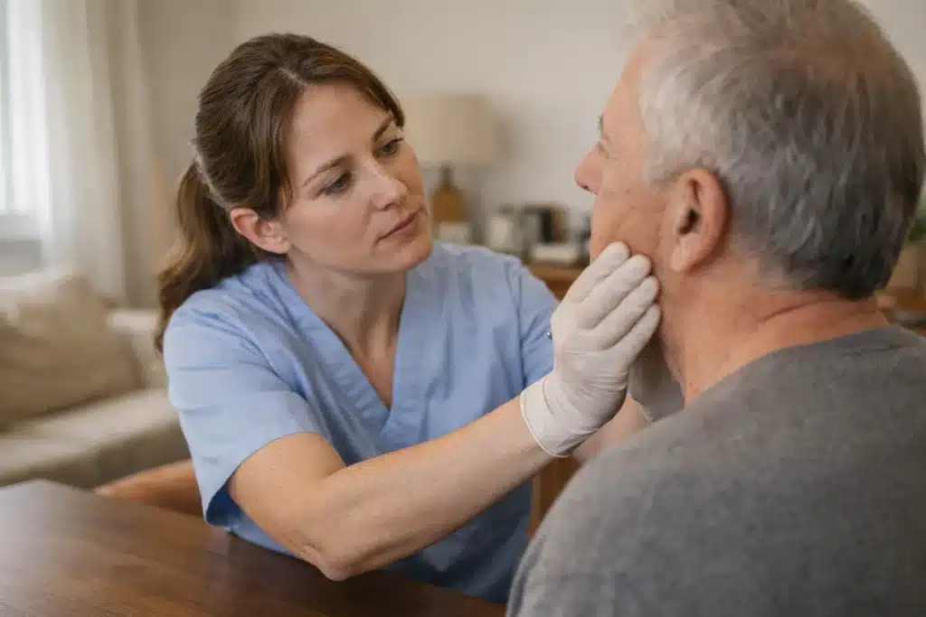 Evaluación logopédica de la deglución en paciente con disfagia
